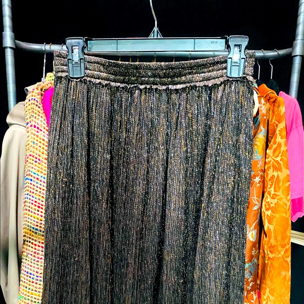 Beautiful shiny midi skirts